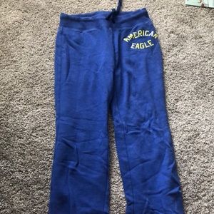 blue american eagle sweatpants